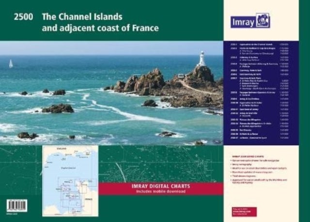 2500 The Channel Islands and adjacent coast of France Chart Pack - The Channel Islands and adjacent coast of France