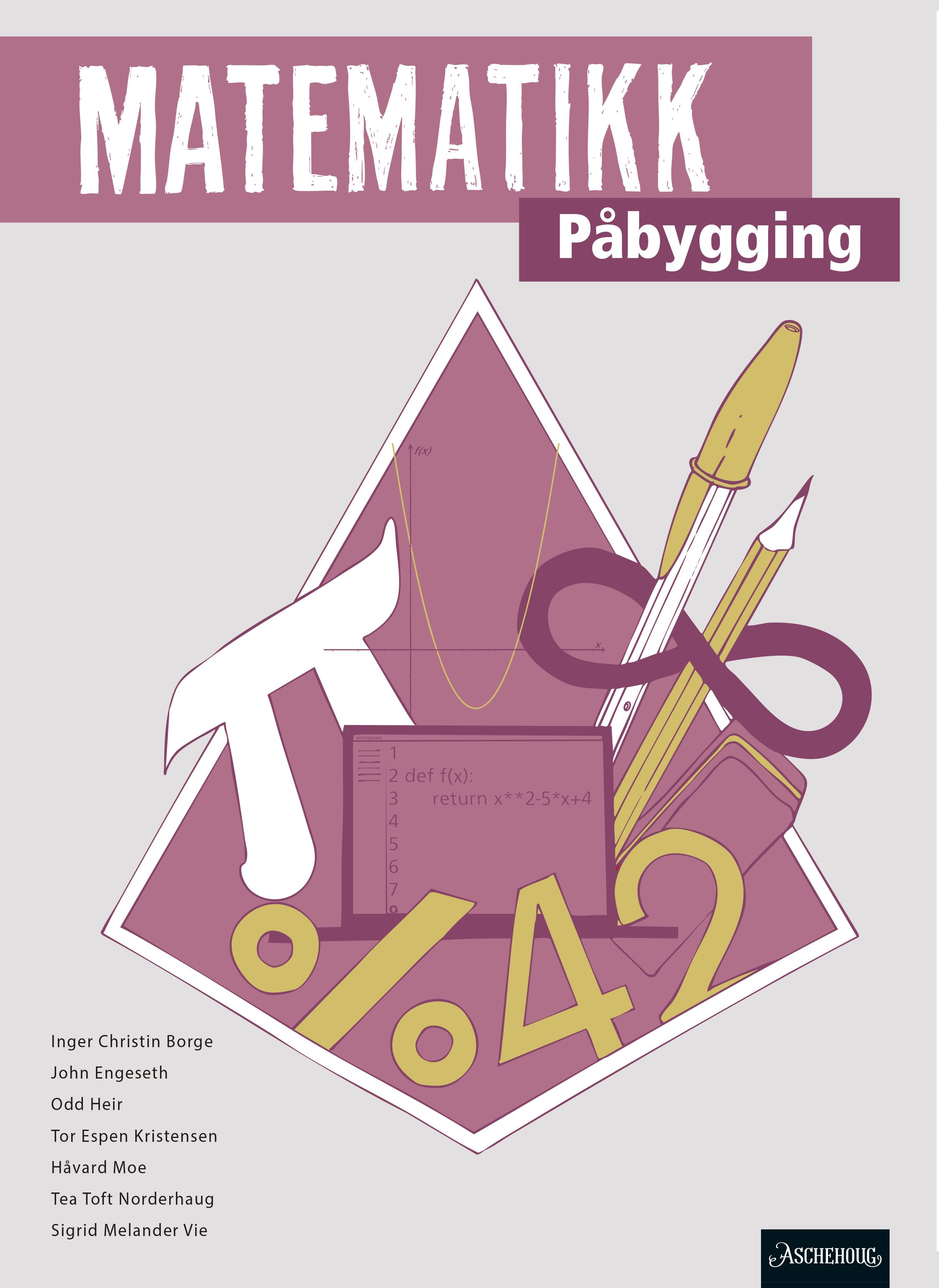 Matematikk påbygging - Grunnbok, matematikk for påbygging VG3 (3. utgave 2026)