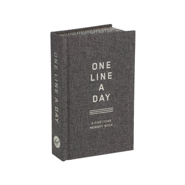 Charcoal Canvas One Line a Day - A Five-Year Memory Book