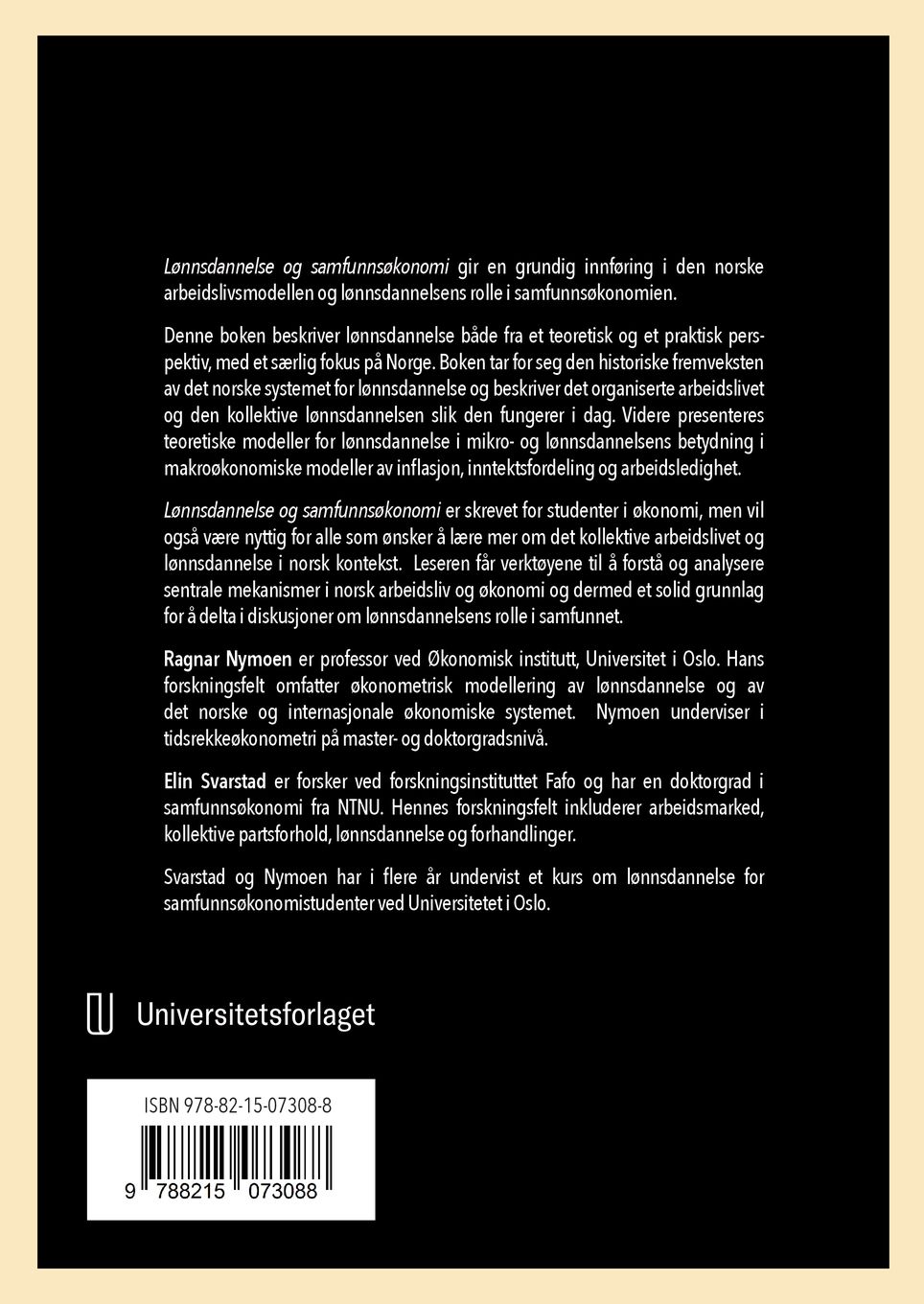 Lønnsdannelse og samfunnsøkonomi