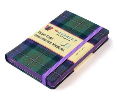 Isle of Skye Tartan - Waverley Scotland Large Tartan Cloth Commonplace Notebook
