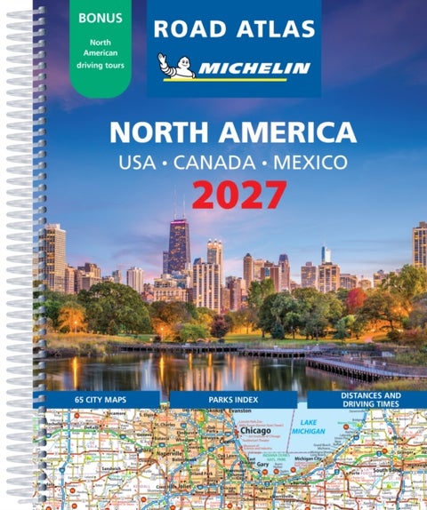 USA - Canada - Mexico 2027 Road Atlas (A4-Spiral)