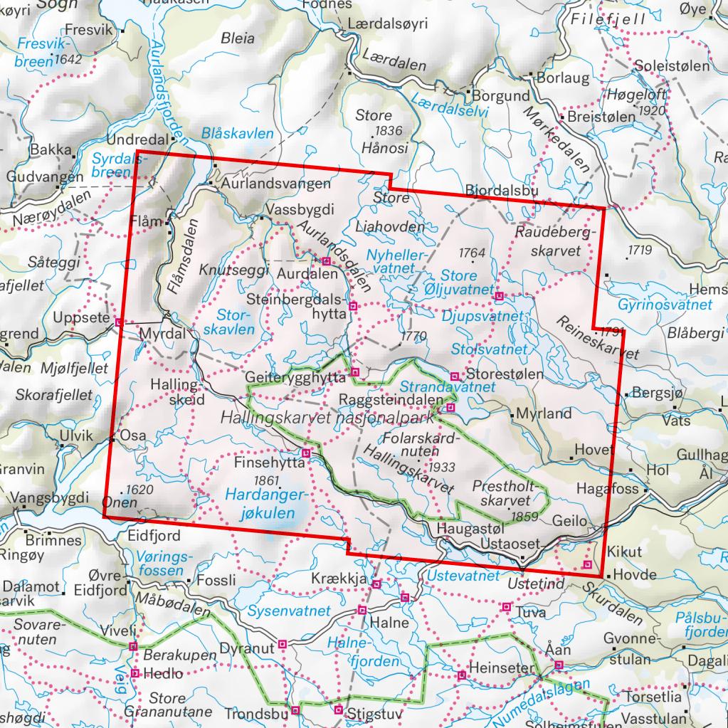 Finse, Hallingskarvet & Aurlandsdalen