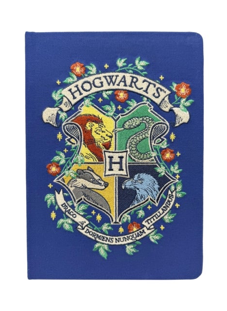Harry Potter: Hogwarts Crest Embroidered Journal