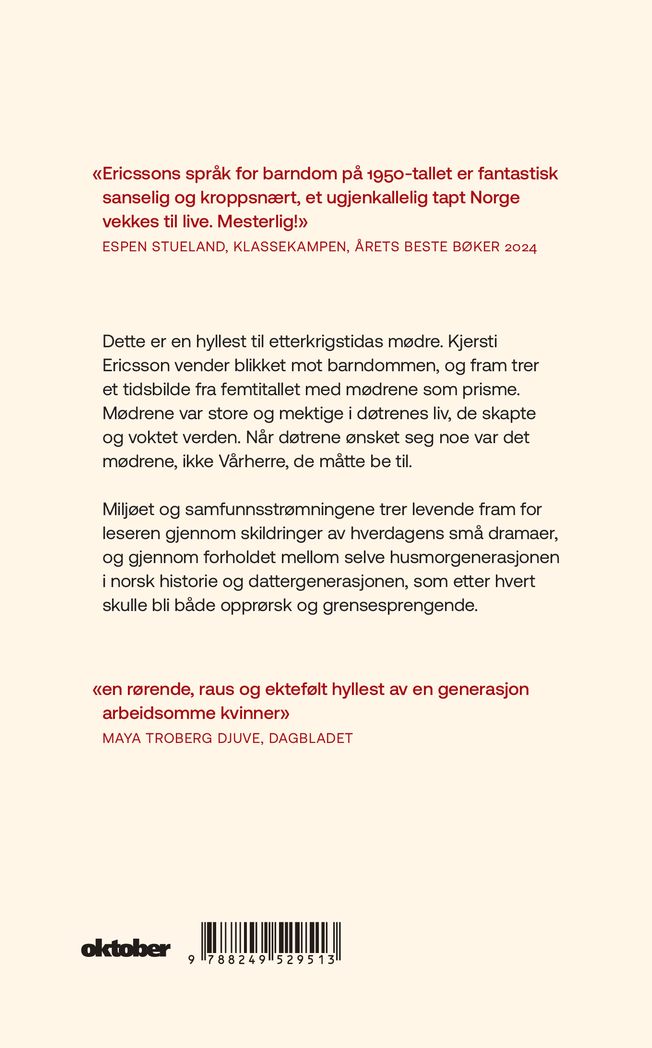I begynnelsen var mødrene