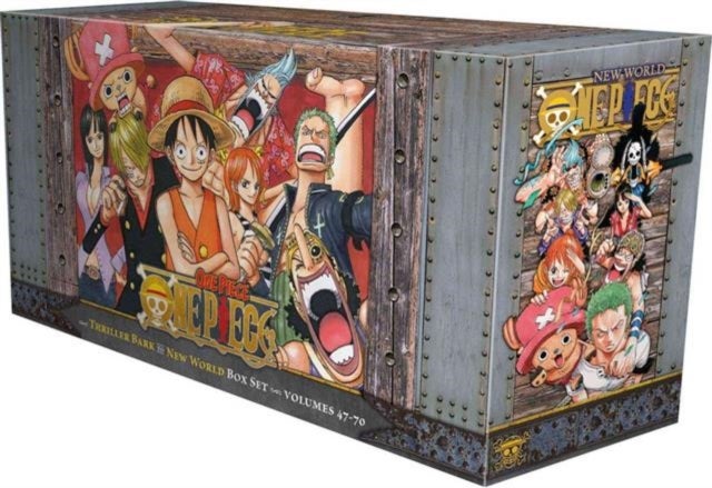 One Piece Box Set 3: Thriller Bark to New World - Volumes 47-70 with Premium
