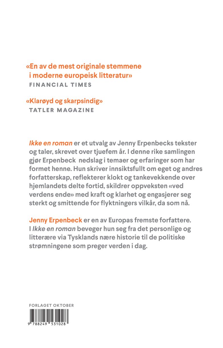Ikke en roman