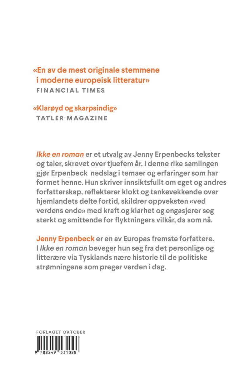 Ikke en roman