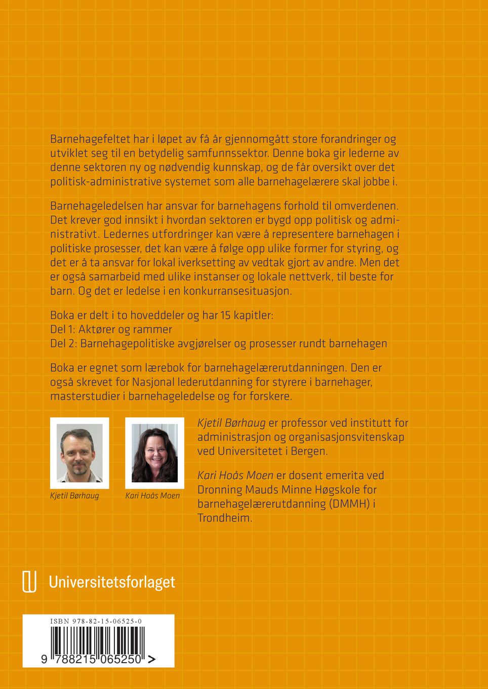 Politisk-administrative rammer for barnehageledelse