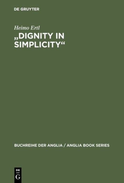 'Dignity in Simplicity'