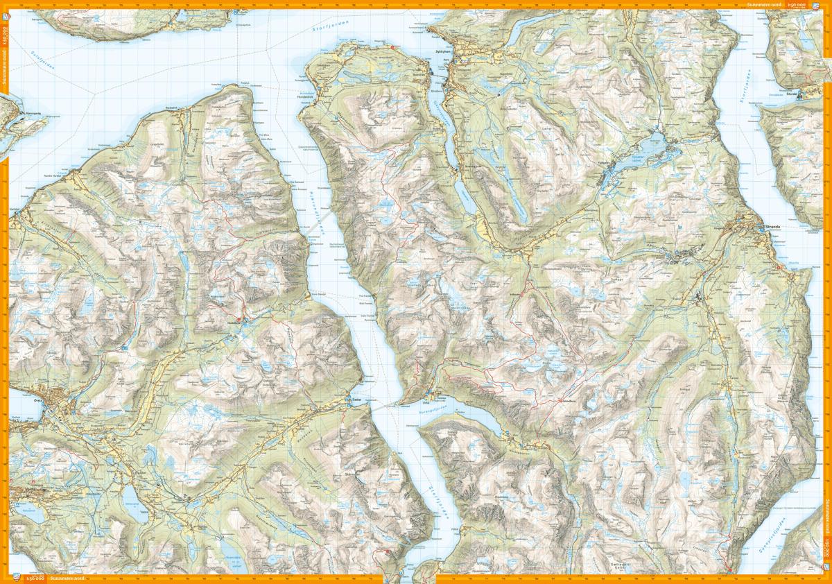 Sunnmore hiking Map