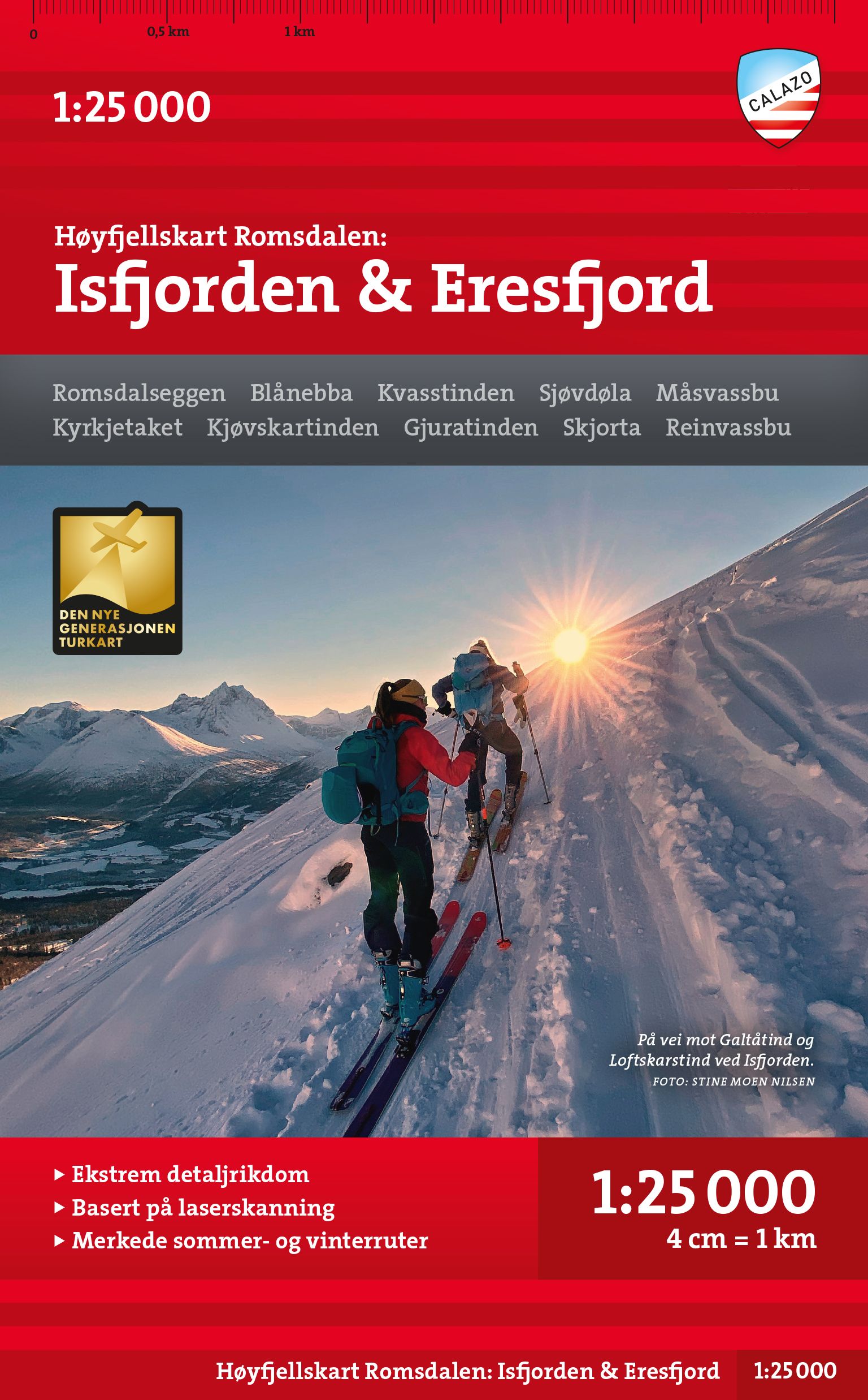 Romsdalen: Isfjorden & Eresfjord - Hoyfjellskart