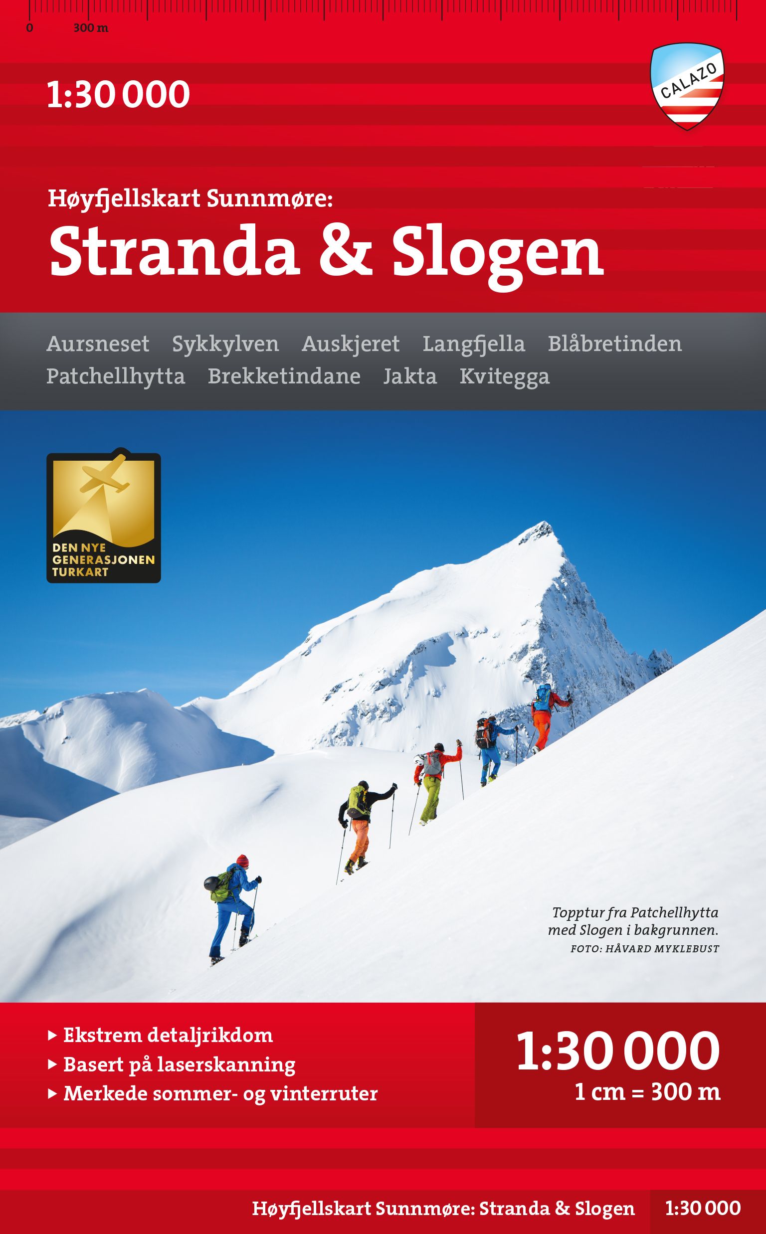 Sunnmore: Stranda & Slogen - Hoyfjellskart