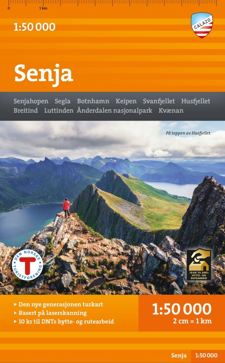 Senja Hiking Map