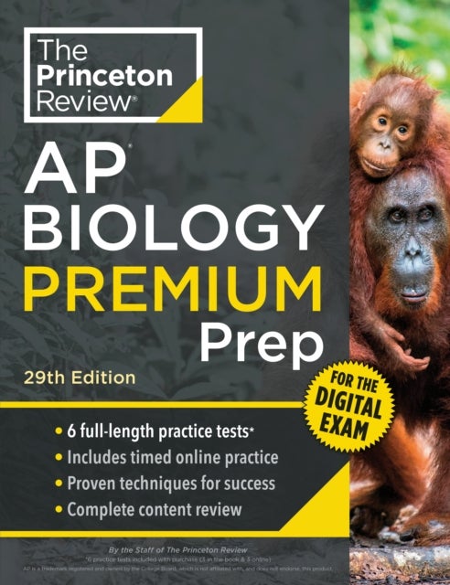 Princeton Review AP Biology Premium Prep, 29th Edition - 6 Practice Tests + Digital Practice Online + Content Review