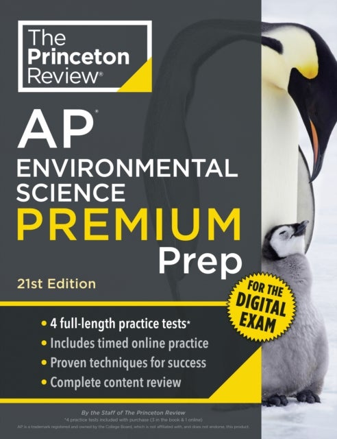 Princeton Review AP Environmental Science Premium Prep, 21st Edition - 5 Practice Tests + Digital Practice Online + Content Review