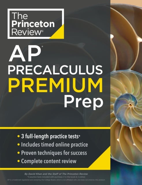 Princeton Review AP Precalculus Premium Prep - 3 Practice Tests + Digital Practice Online + Content Review
