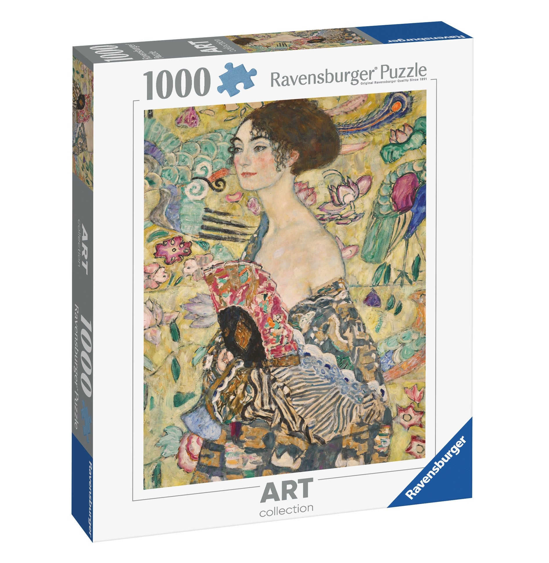 Puslespill 1000 Dame med Vifte Ravensburger