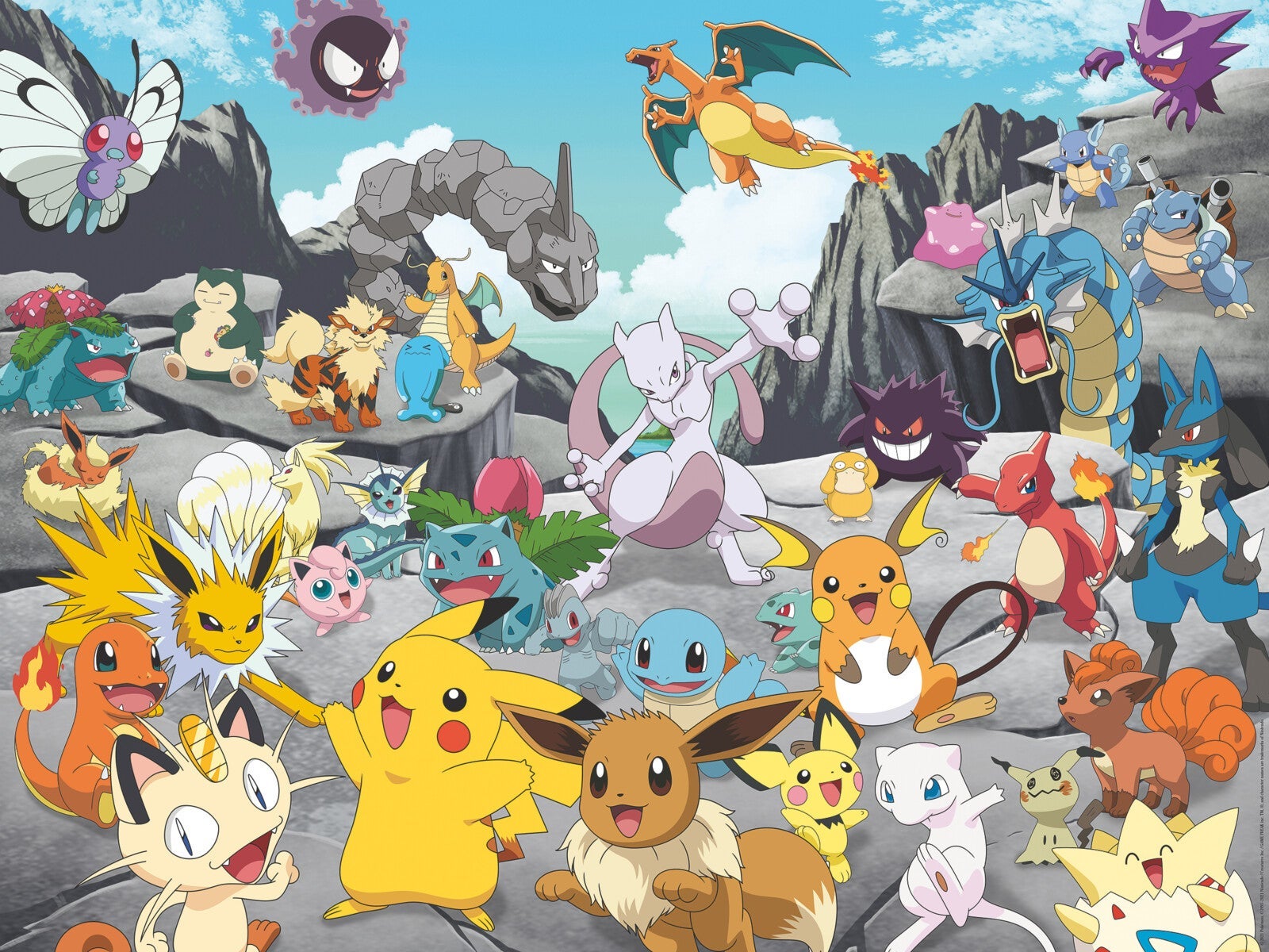 Puslespill 1500 Pokémon Ravensburger