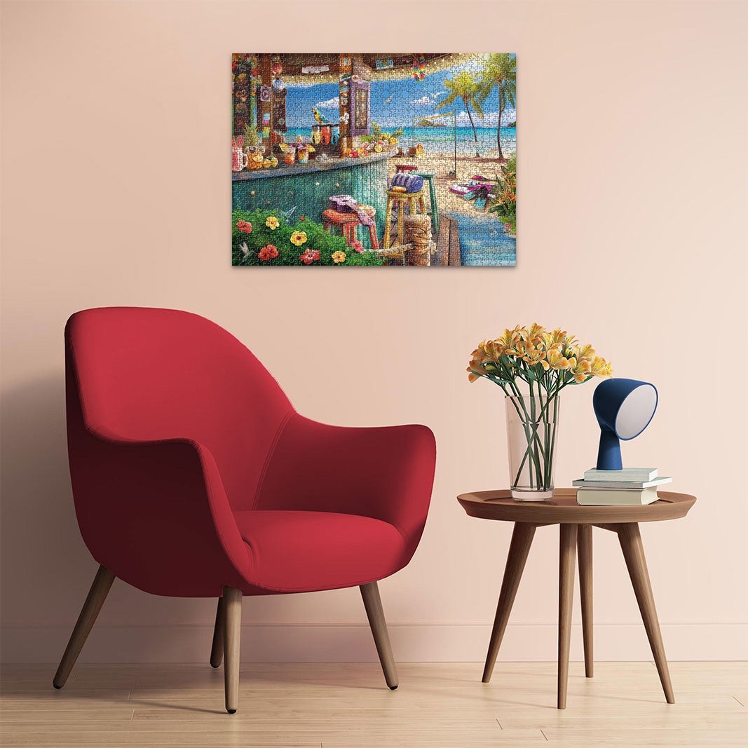 Puslespill 1500 Strand Bar Ravensburger