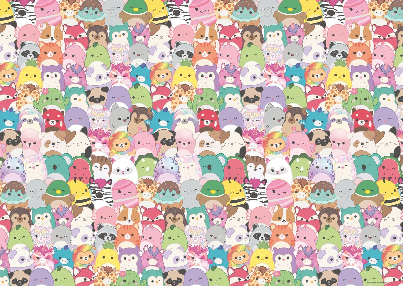 Puslespill 1000 Squishmallows Ravensburger