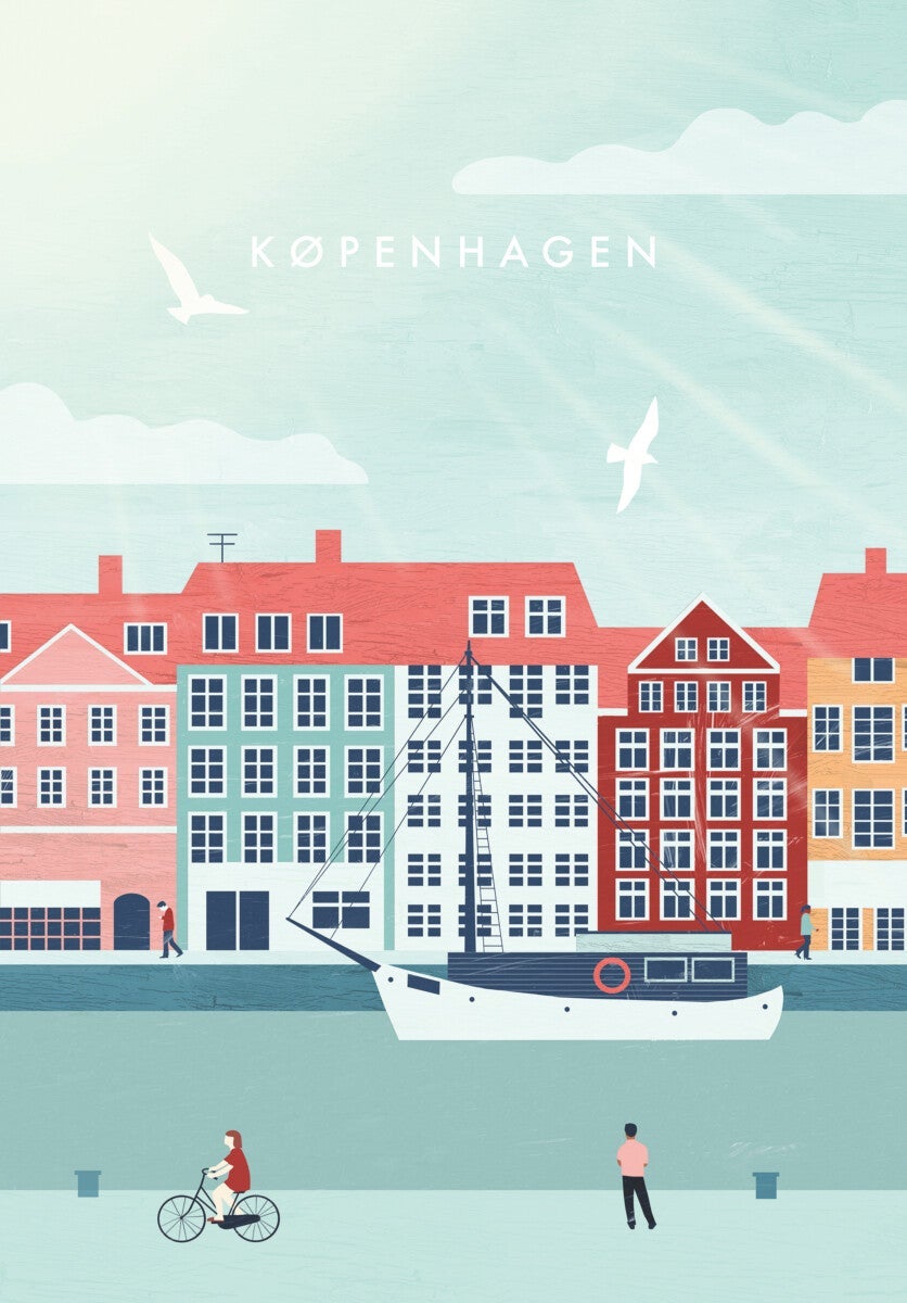 Puslespill 300 København Ad Ravensburger