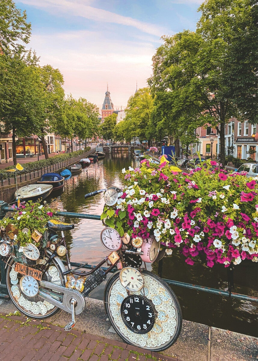 Puslespill 1000 Sykkel Amsterdam Ravensburger