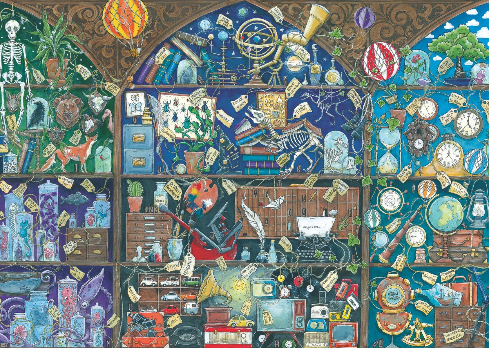 Puslespill 1000 Kuriositetskab Ravensburger