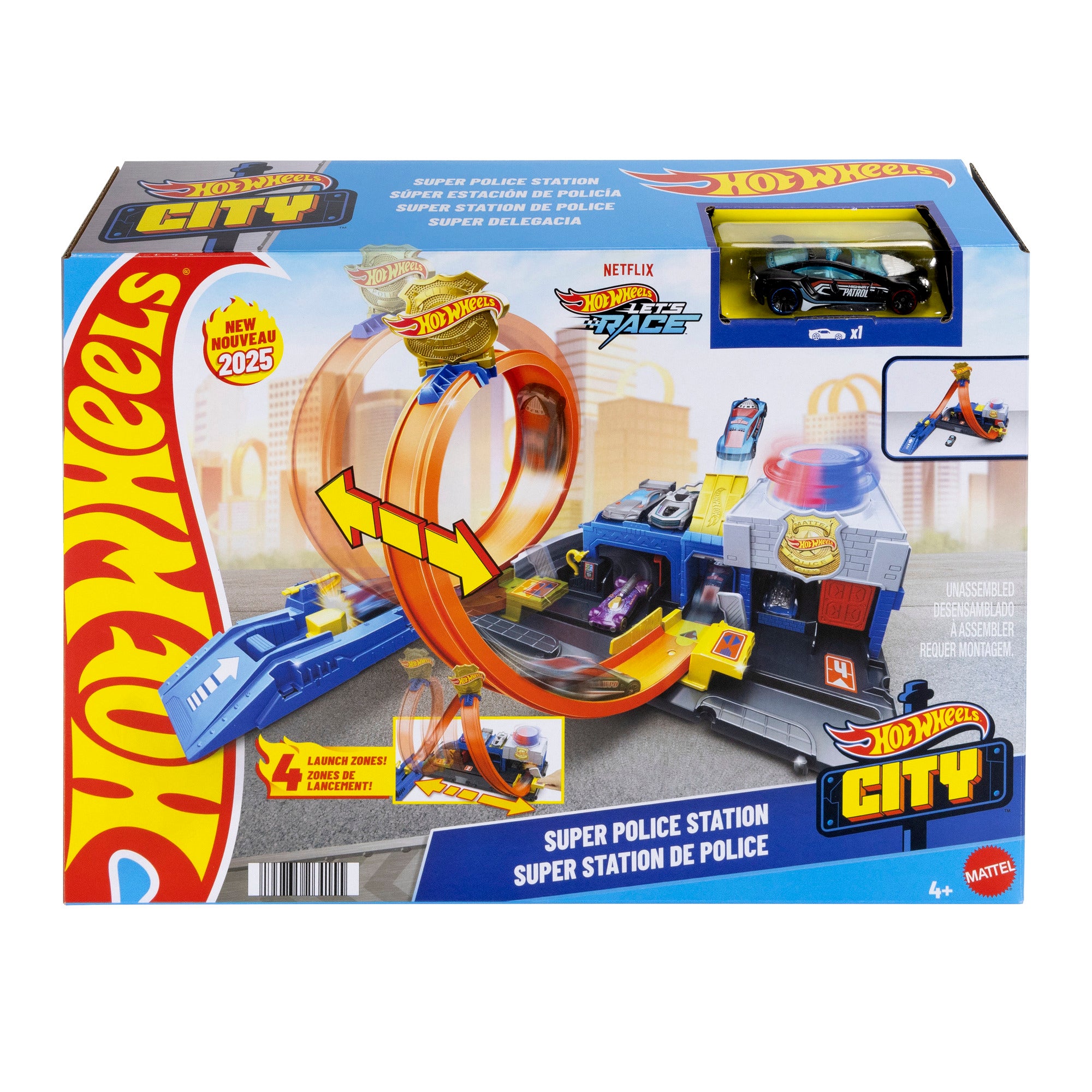 Leke Hot Wheels City Police Station