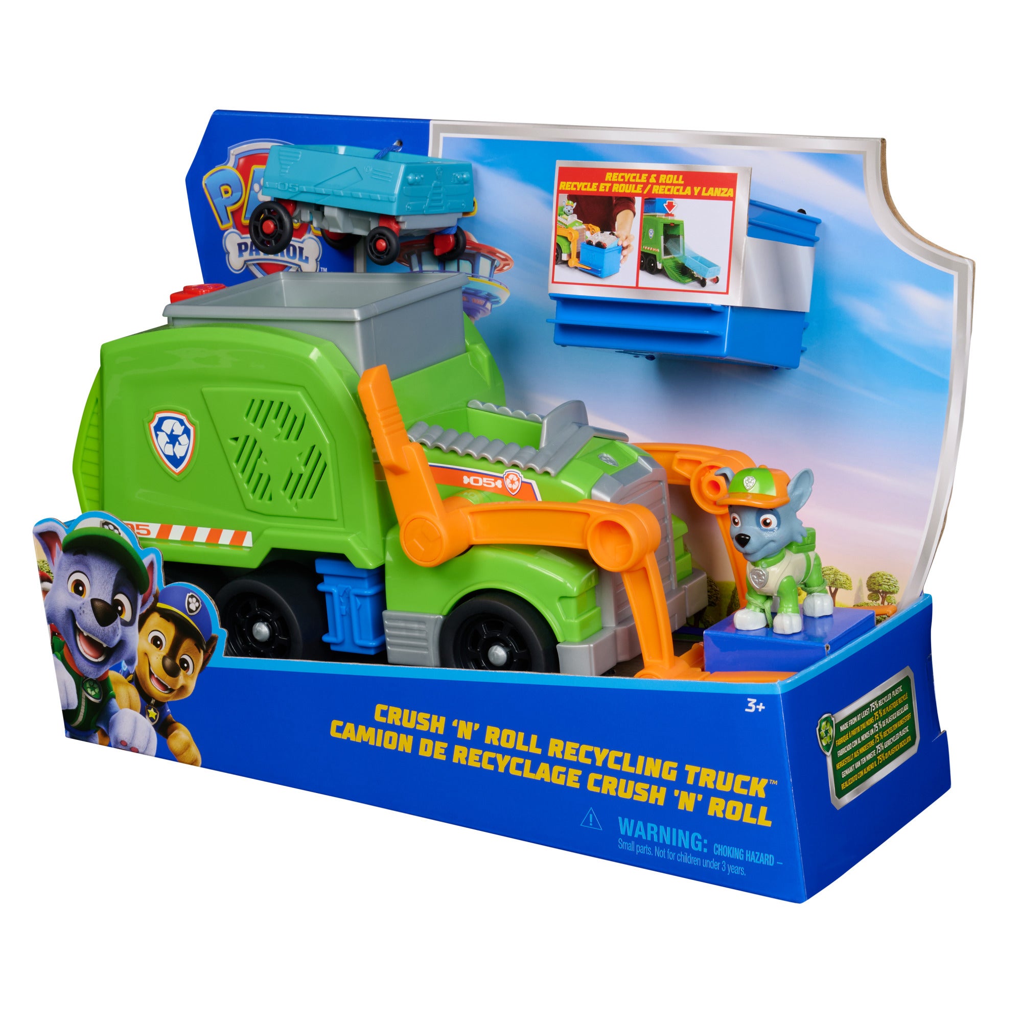 Leke Paw Patrol Rocky Crush N Roll Truck