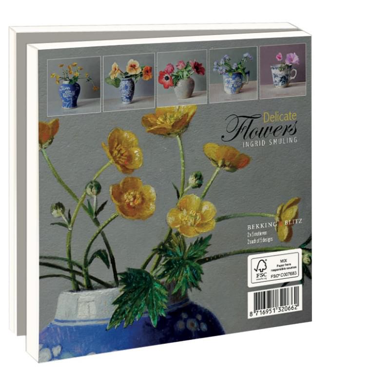 Kortmappe 145x145 Ingrid Smuling Delicate Flowers