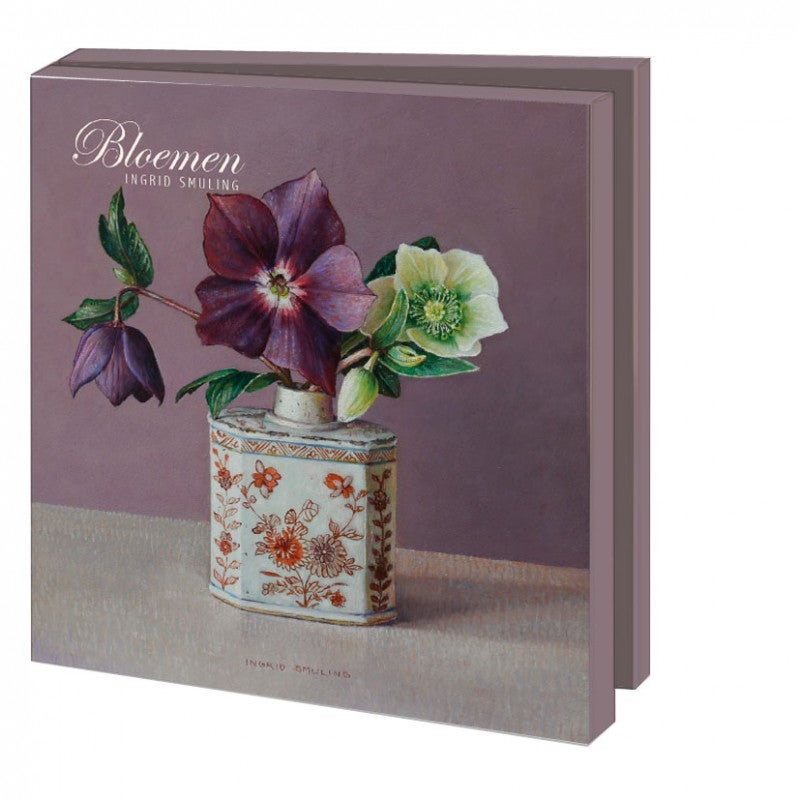 Kortmappe 145x145 Ingrid Smuling Bloemen II