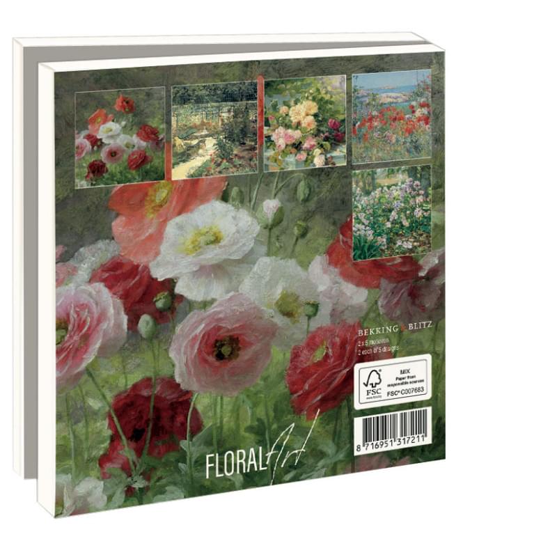 Kortmappe 145x145 Floral Art