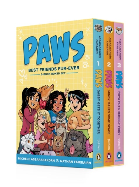 PAWS: Best Friends Fur-Ever Boxed Set (Books 1-3) - Gabby Gets It Together, Mindy Makes Some Space, Priya Puts Herself First (A Graphic Novel Boxed Set)