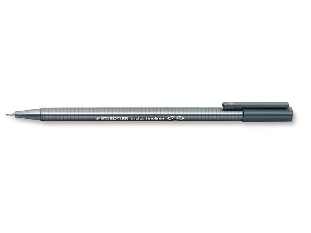 Fineliner Staedtler Triplus 0,3mm grå