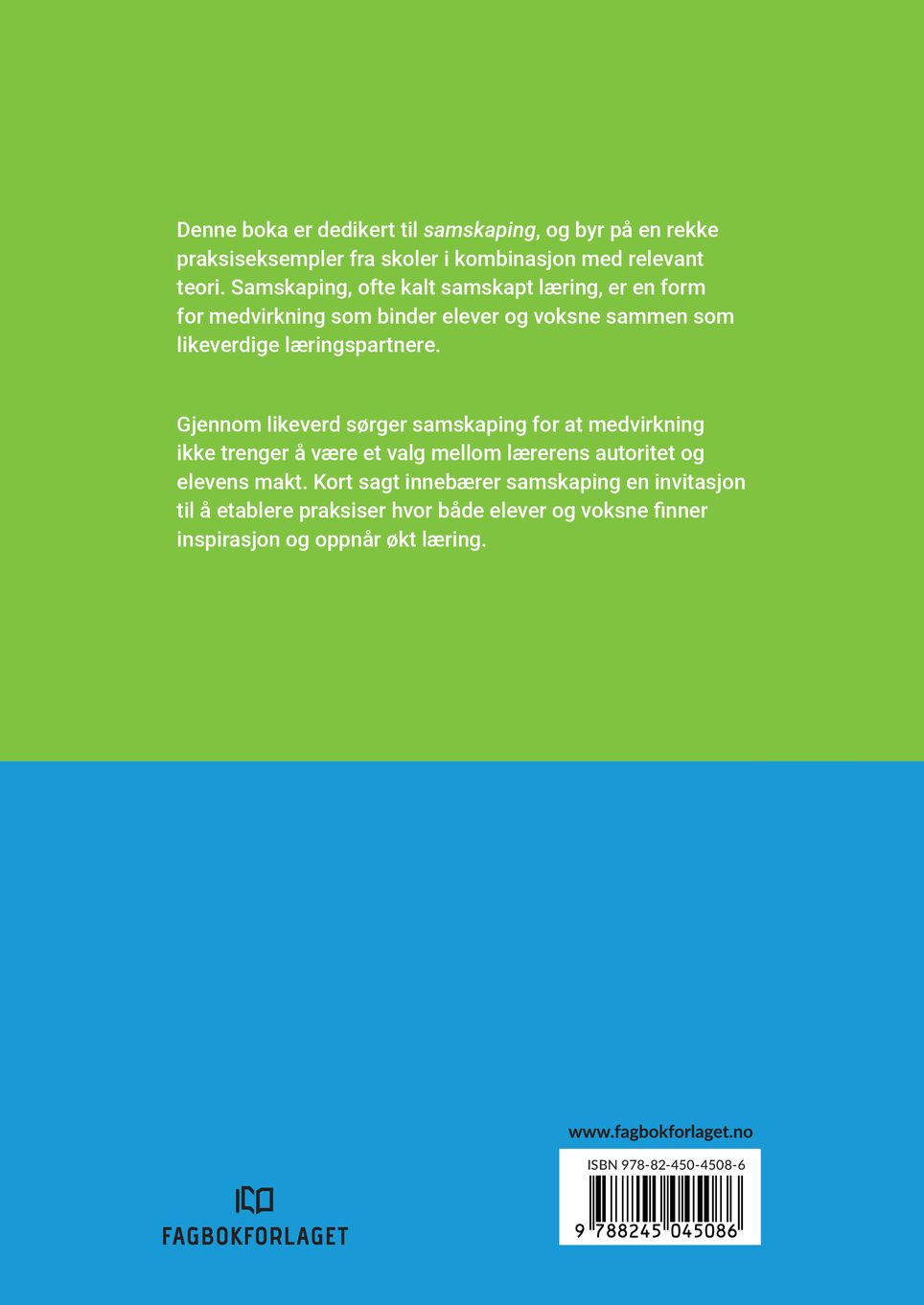 Elevmedvirkning og samskapt læring