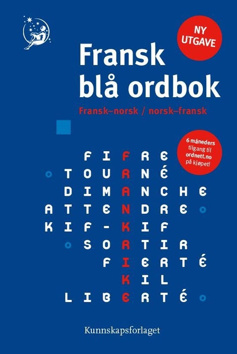 Fransk blå ordbok - fransk-norsk / norsk-fransk
