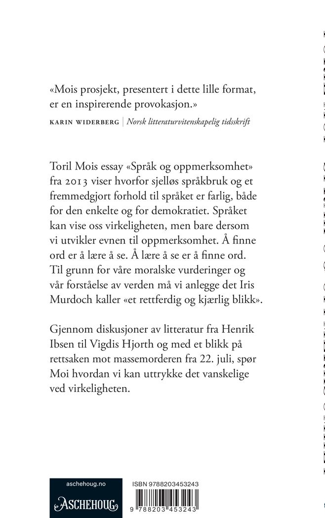 Språk og oppmerksomhet