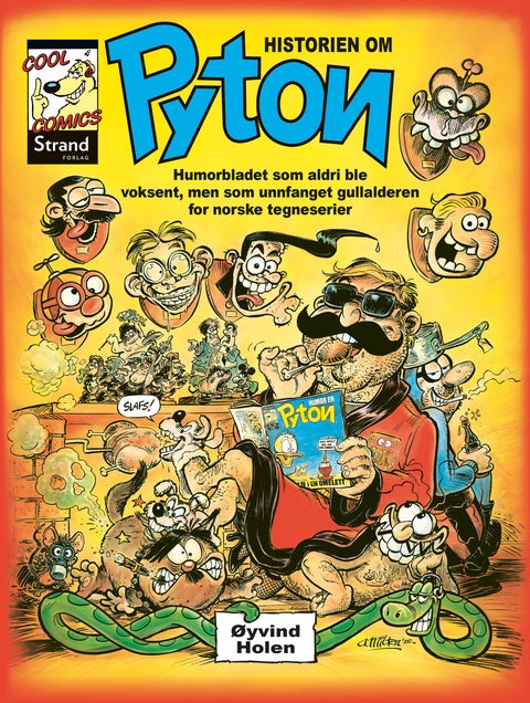 Historien om Pyton - humorbladet som aldri ble voksent, men som unnfanget gullalderen for norske tegneserie