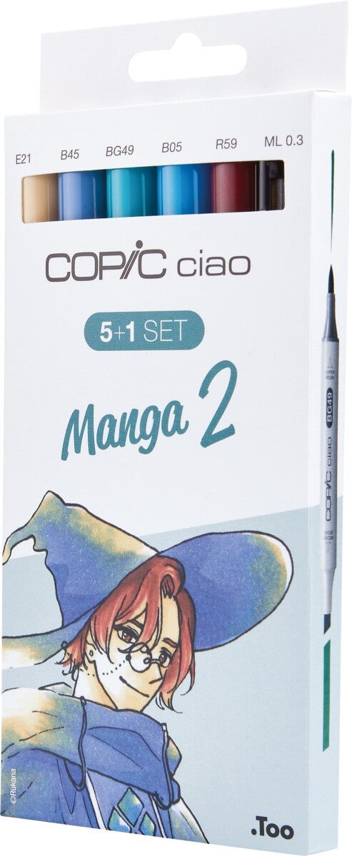 Tusj Copic Ciao Alkoholbasert 5+1 Manga 2