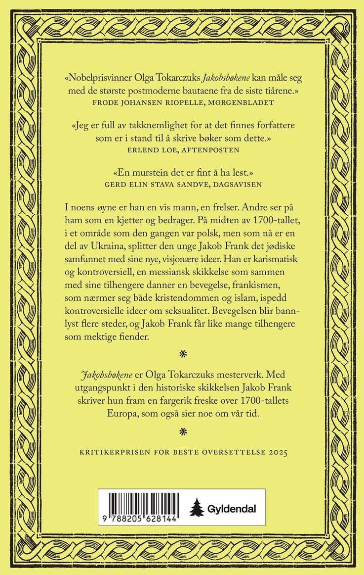 Jakobsbøkene, eller Den store reisen over syv grenser, gjennom fem språk og tre store religioner, ikke medregnet de små