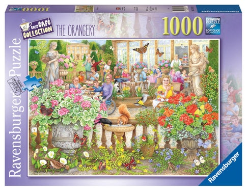 Puslespill 1000 Cosy Cafe Hemmelige Hage Ravensbur