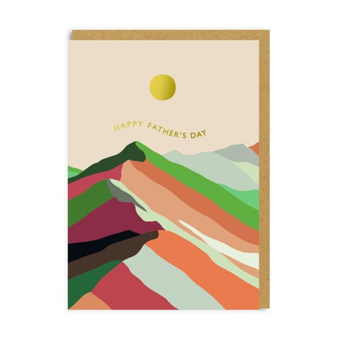 Kort Farsdag Mountains Happy Father's Day