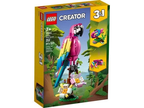 Lego Eksotisk, rosa papegøye 31144