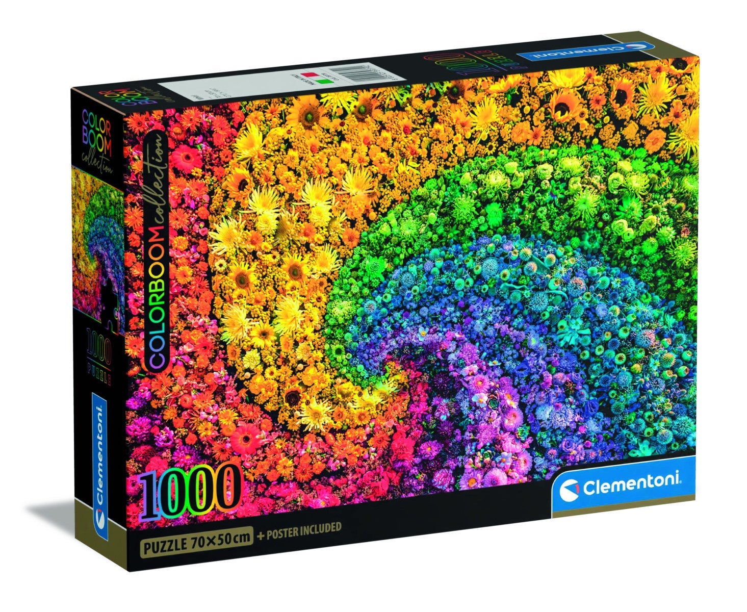 Puslespill 1000 HQC Colorboom Whirl Clementoni