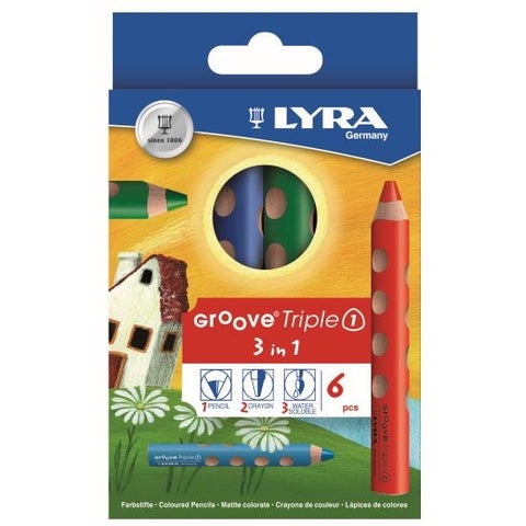 Fargeblyanter Lyra Groove 6 Sett