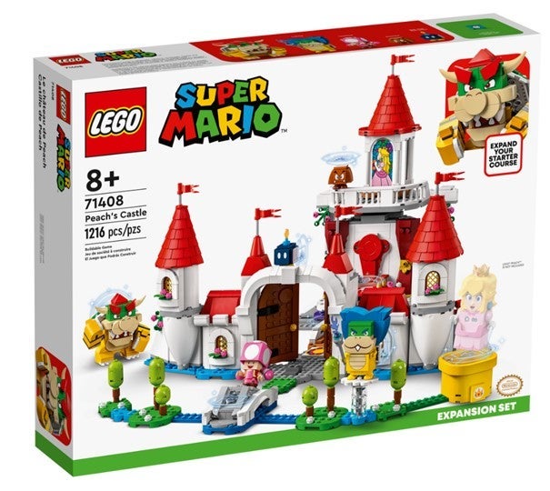 Lego Ekstrabanesettet Peachs slott 71408