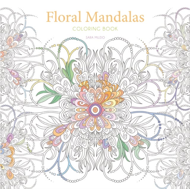 Floral Mandalas Colouring book