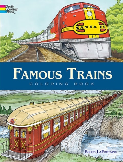 Famous Trains - Coloring Book