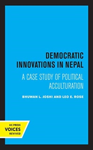 Democratic Innovations in Nepal - A Case Study of Political Acculturation